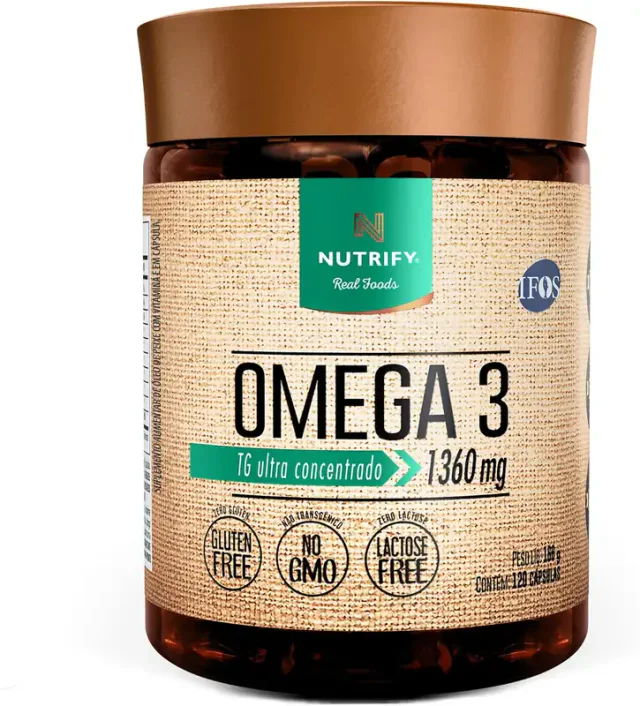 Nutrify Omega 3 TG ultraconcentrado com 120 cápsulas