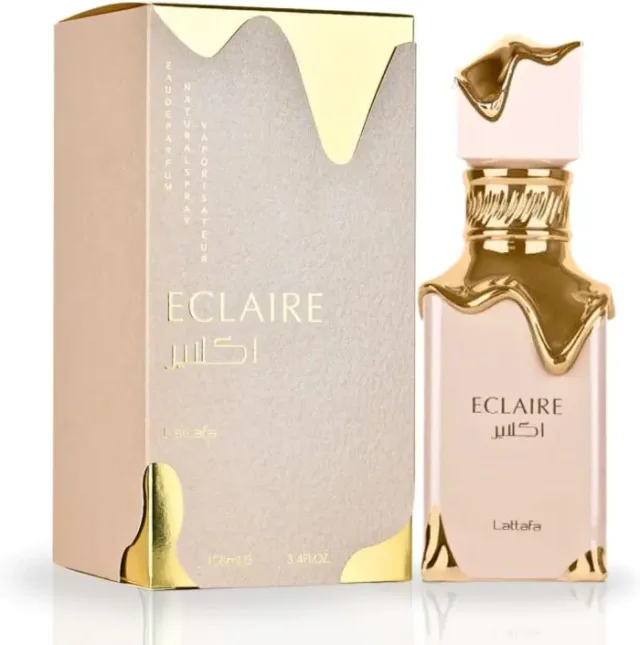 Lattafa Eclaire Eau de Parfum 100ml, perfume árabe gourmand cremoso