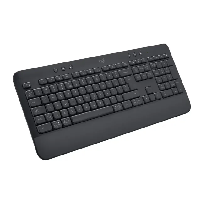Teclado sem fio Logitech Signature K650 com apoio integrado