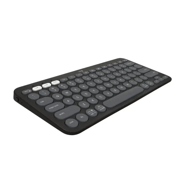 Teclado portátil Logitech Pebble Keys 2 K380s grafite
