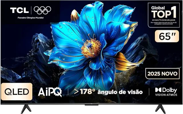 TCL P7K 65, TV QLED 4K com Google TV