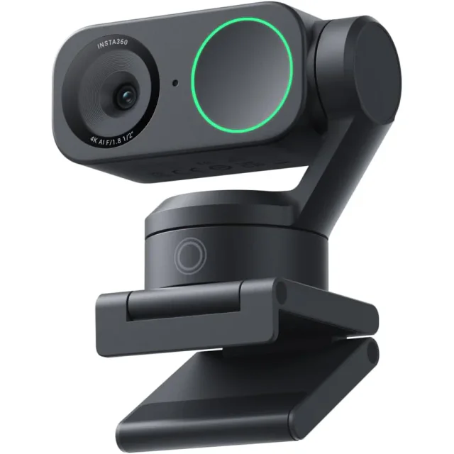 Webcam Insta360 Link 2 com gimbal e rastreamento automático