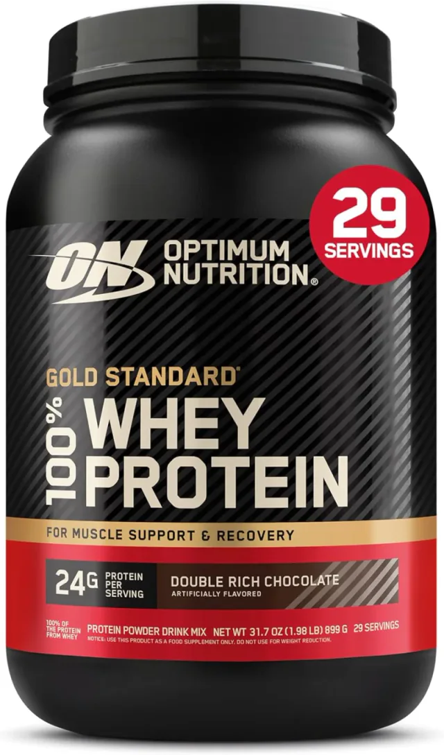 Whey protein Optimum Nutrition Gold Standard 100% Whey sabor chocolate em pote de 907 g