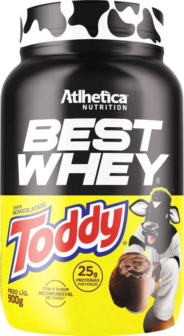 Whey protein Atlhetica Nutrition Best Whey Toddy em embalagem de 900 g