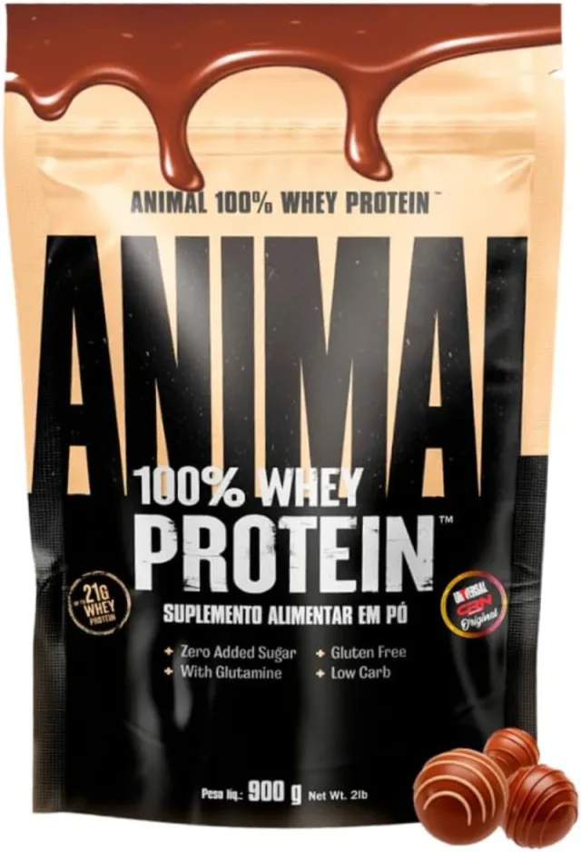 Whey protein Universal Nutrition Animal 100% Whey chocolate em pote de 900 g