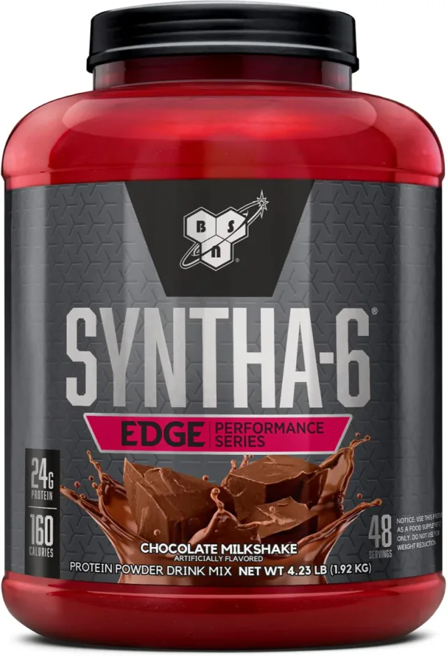 Whey protein BSN Syntha-6 Edge chocolate milkshake em pote de 48 porções