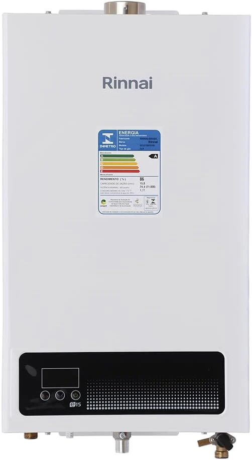 Rinnai E15 GLP REU-E150 FEH 15L, aquecedores a gás