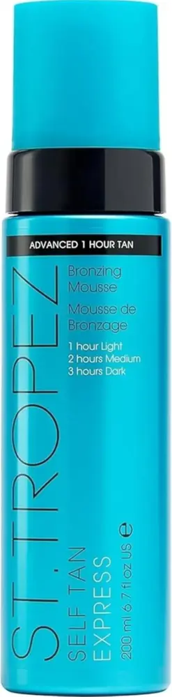 St. Tropez Self Tan Express Bronzing Mousse 200 ml, autobronzeador de aplicação tópica