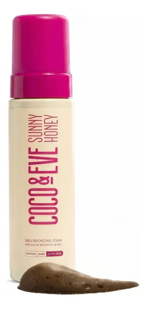 Coco & Eve Sunny Honey Bali Bronzing Mousse 201 ml, autobronzeador de aplicação tópica