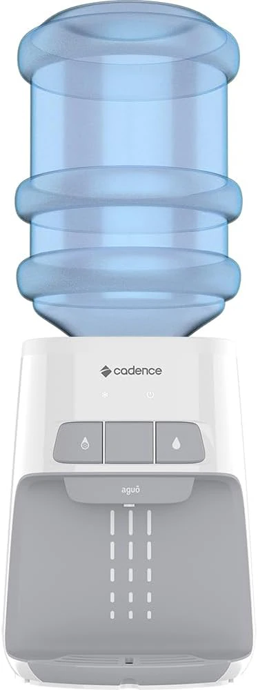 Bebedouro de mesa Cadence gela água refrigerado elétrico galão aguô BEB110 branco, bebedouros de água