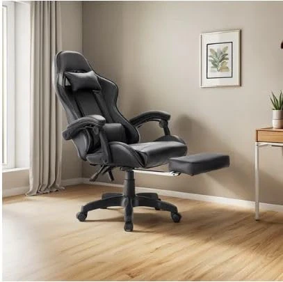 Gaming ergonômica preta, cadeiras gamer