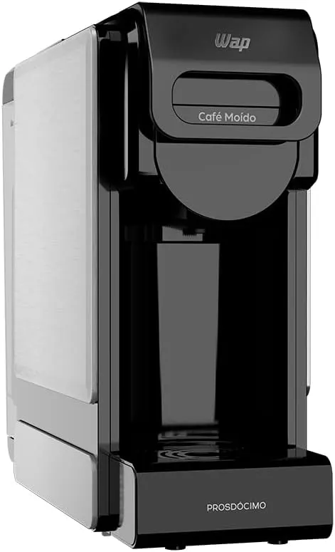 WAP Prosdócimo WCM4, cafeteira multicápsula de bancada com adaptadores e reservatório
