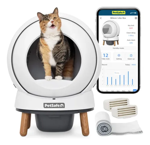 PetSafe ScoopFree SmartSpin, melhor caixa de areia para gatos autolimpante 2026