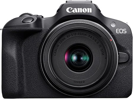 Canon EOS R100 kit 18-45 mm, câmeras digitais