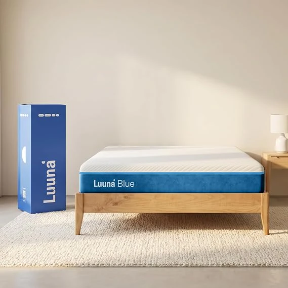 Luuna Blue Casal 21 cm, colchões