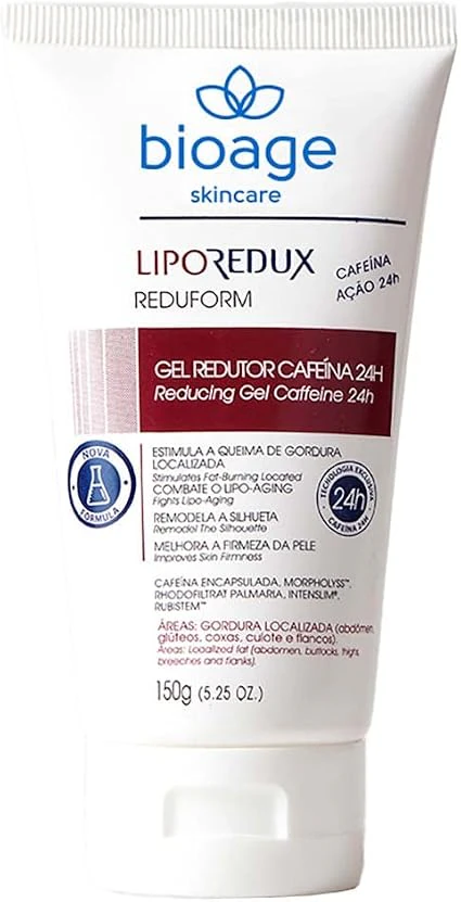 Bioage Lipo Redux Reduform 150g, géis redutores de medidas