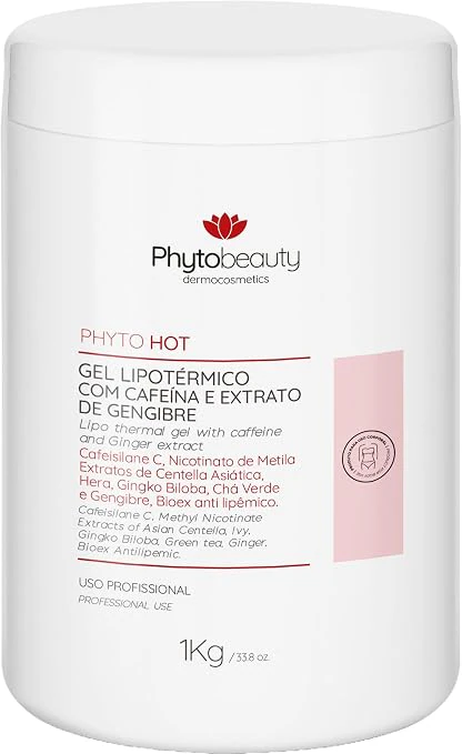 Phytobella Gel Lipotérmico com Gengibre 1kg, géis redutores de medidas