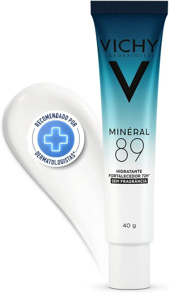 Vichy Minéral 89 Creme Hidratante Facial 40ml, hidratantes faciais