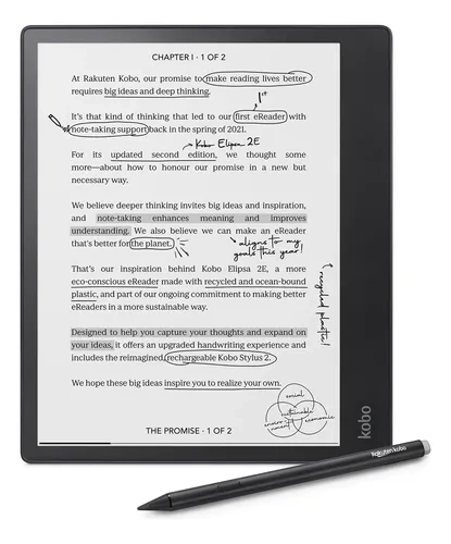 Rakuten Kobo Elipsa 2E, leitor de e-book de 10,3 polegadas com Stylus 2