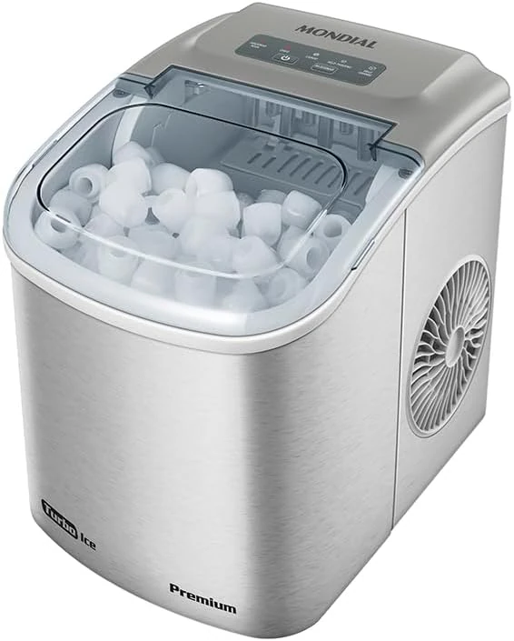 Máquina Gelo Turbo Ice Premium Mondial Mg-12-gi Cinza 220v, máquinas de gelo