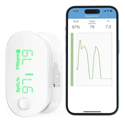 iHealth Air PO3M, oxímetro de dedo Bluetooth recarregável