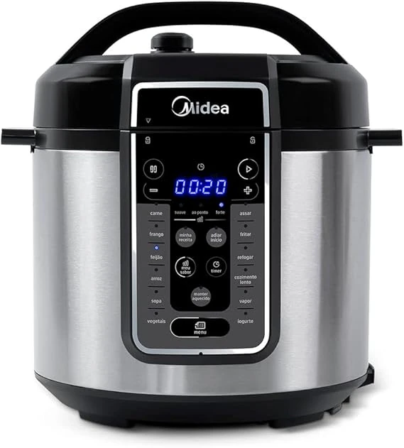 Midea Panela de Pressão Elétrica 6L 127V, panelas de pressão elétricas