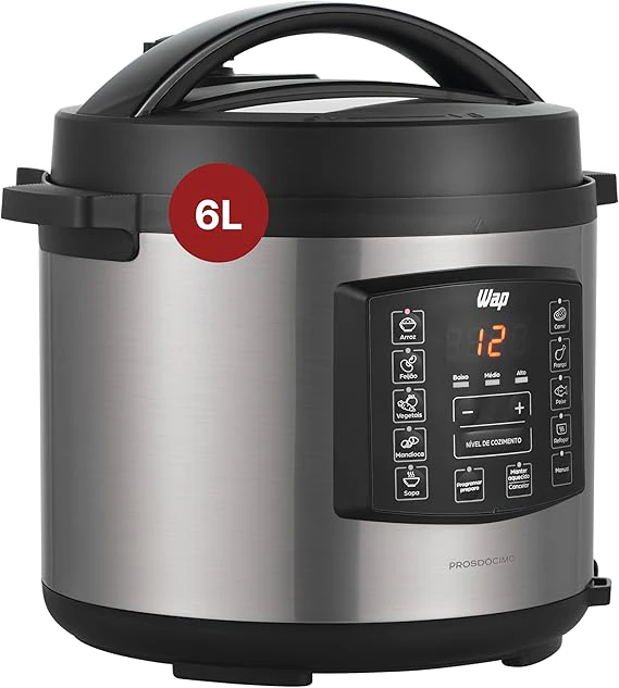 WAP WPPE1 6L 220V, panelas de pressão elétricas