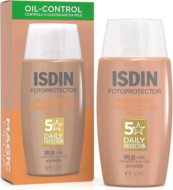 ISDIN Fusion Water Magic Color FPS50, protetores solares com cor