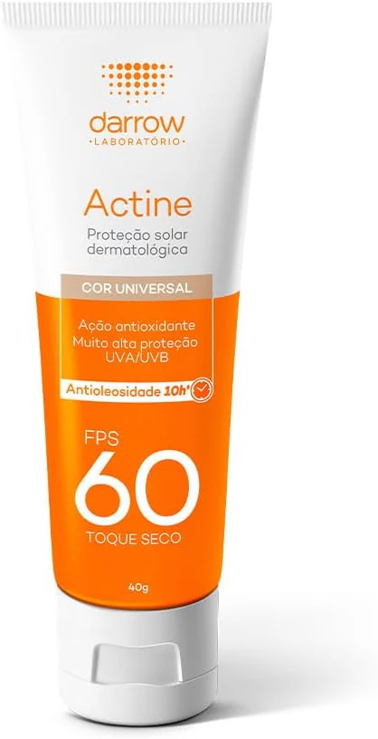 Darrow Actine FPS60 Cor Universal, protetores solares com cor