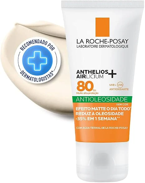 La Roche-Posay Anthelios Airlicium+ FPS 80, protetores solares