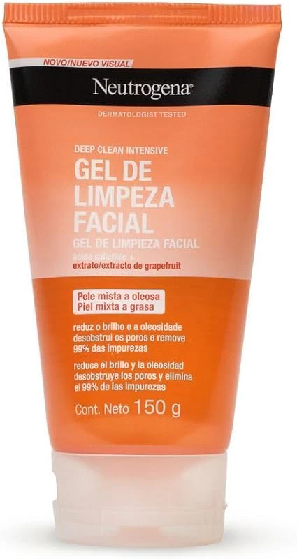 Neutrogena Deep Clean Intensive Grapefruit 150g, sabonetes faciais