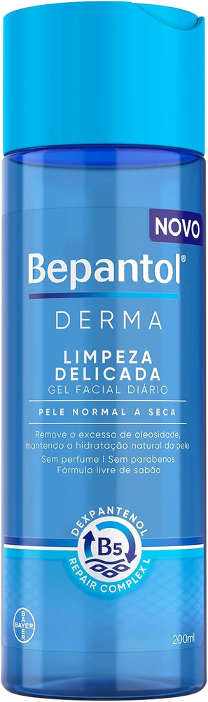 Bepantol Derma Gel de Limpeza Facial 200ml, sabonetes faciais
