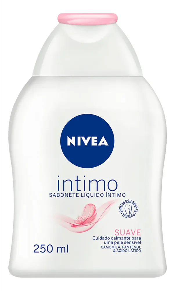 NIVEA Líquido Íntimo Suave 250ml, sabonete íntimo para higiene genital externa