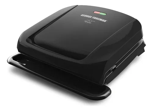 George Foreman GRP1060B com Potência e chapas visíveis
