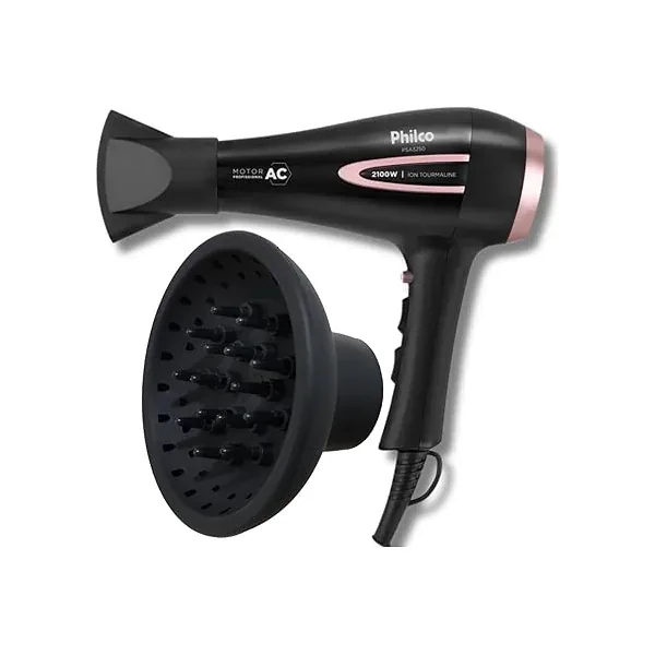 Philco Profissional 2100W Ion Tourmaline com Difusor, Procurando o melhor secador de cabelo para sua rotina?