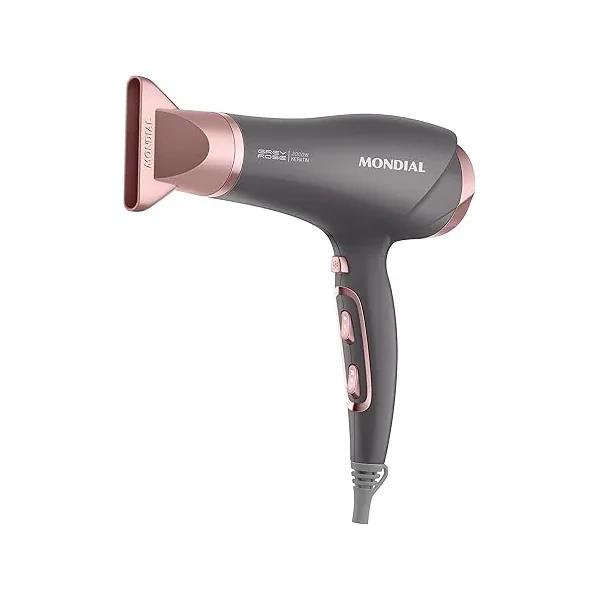 Mondial Grey Rose Keratin SCN-11 2000W, Procurando o melhor secador de cabelo para sua rotina?