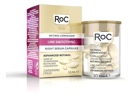 RoC Retinol Correxion Night Serum Capsules, séruns anti-idade em cápsulas monodose