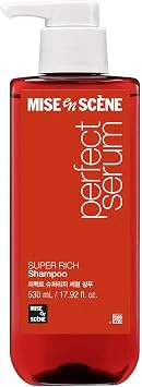 Mise en Scène Perfect Serum Super Rich Shampoo 530ml, shampoos coreanos