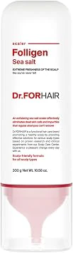 Dr.FORHAIR Folligen Sea Salt Scaler 300g, shampoos coreanos