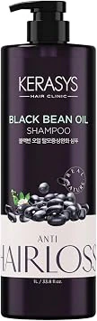 Kerasys Black Bean Oil Shampoo 1L, shampoos coreanos