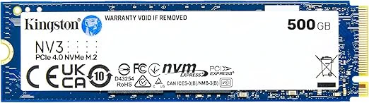 Kingston NV3 500GB, SSDs