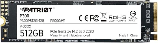 Patriot P300 512GB, SSDs