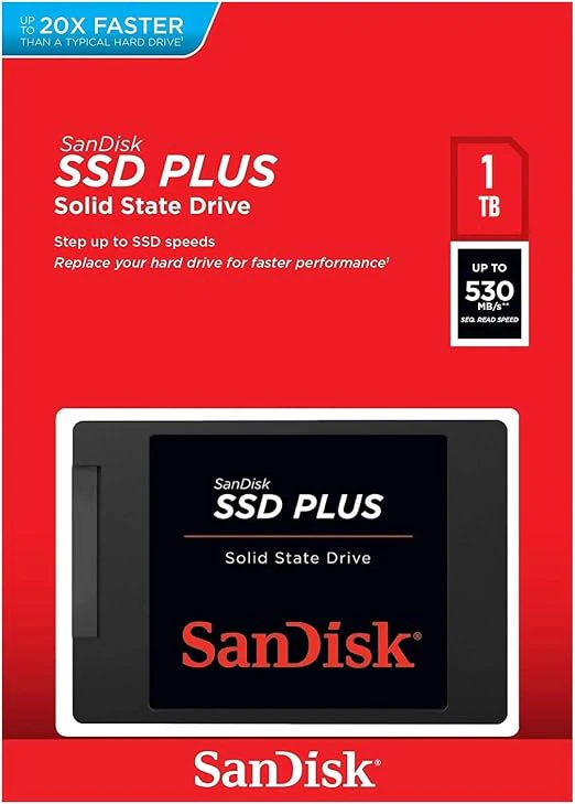 SanDisk SSD Plus 1TB, SSDs