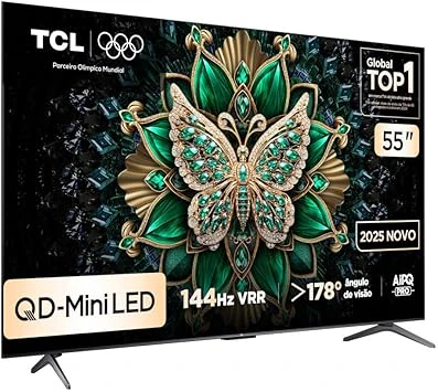 TCL QD-Mini LED C6K 55", Melhor TV 55 Polegadas 2026