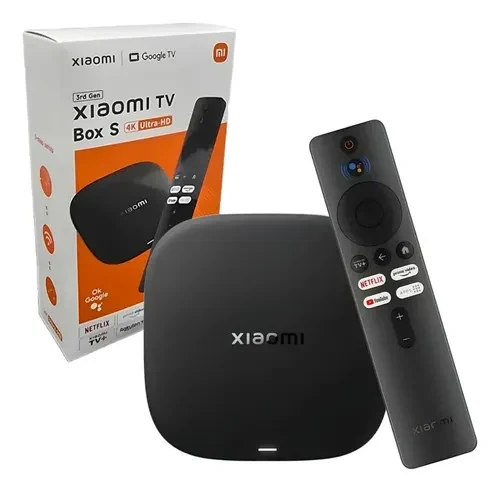 Xiaomi TV Box S (3ª geração) 32 GB, TV box para aplicativos de streaming na televisão