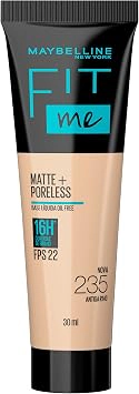 Maybelline Fit Me Matte + Poreless, base líquida cor 235 de 30 ml