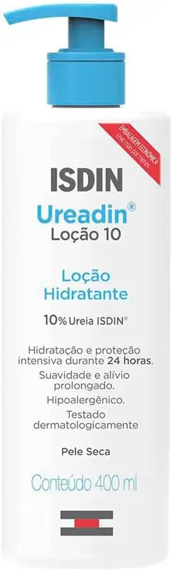 ISDIN Ureadin 10 entre os melhores hidratantes corporais para aspereza