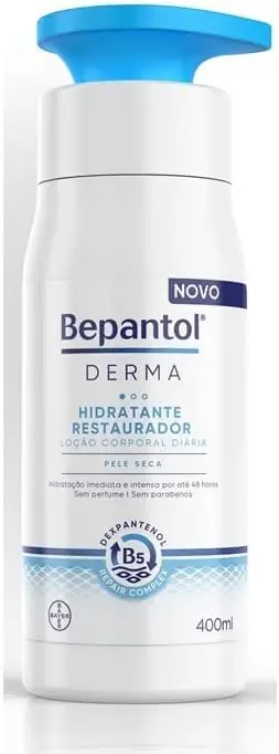 Bepantol Derma Restaurador entre os melhores hidratantes corporais para ressecamento