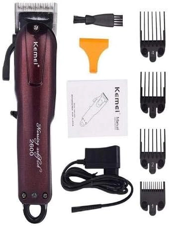 Kemei KM-2600 como máquina de cortar cabelo sem fio de baixo custo