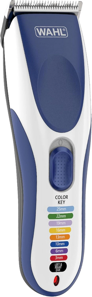Wahl Color Pro Cordless como máquina de cortar cabelo com pentes coloridos